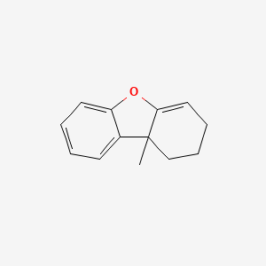 molecular formula C13H14O B12886448 9b-Methyl-1,2,3,9b-tetrahydrodibenzo[b,d]furan CAS No. 89228-51-3