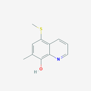 7-Methyl-5-(methylsulfanyl)quinolin-8-ol