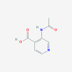 molecular formula C8H8N2O3 B1288650 3-乙酰氨基吡啶-4-甲酸 CAS No. 215103-12-1