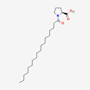 molecular formula C23H43NO3 B12886518 Stearoyl proline CAS No. 36577-40-9