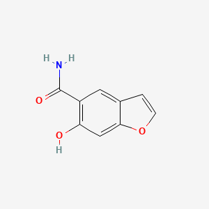 6-Hydroxybenzofuran-5-carbimidic acid