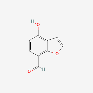 4-Hydroxybenzofuran-7-carbaldehyde