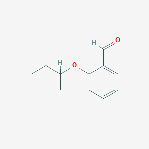 molecular formula C11H14O2 B1288657 2-仲丁氧基苯甲醛 CAS No. 22921-59-1