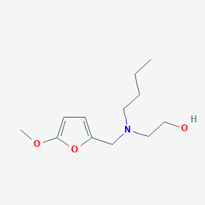 2-{Butyl[(5-methoxyfuran-2-yl)methyl]amino}ethan-1-ol