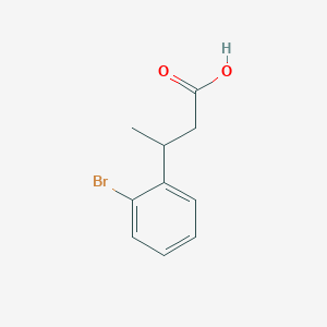 B1288658 3-(2-Bromophenyl)butanoic acid CAS No. 66192-08-3