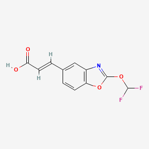 2-(Difluoromethoxy)benzo[d]oxazole-5-acrylic acid