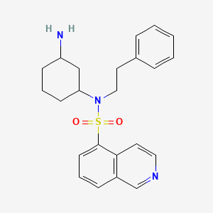 N-(3-Aminocyclohexyl)-N-(2-phenylethyl)isoquinoline-5-sulfonamide