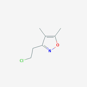 3-(2-Chloroethyl)-4,5-dimethylisoxazole