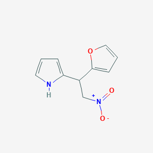 2-[1-(Furan-2-yl)-2-nitroethyl]-1H-pyrrole