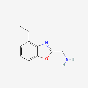 2-(Aminomethyl)-4-ethylbenzo[d]oxazole