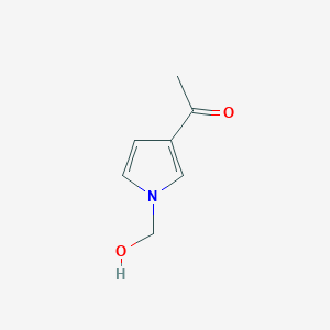 1-(1-(Hydroxymethyl)-1H-pyrrol-3-yl)ethanone