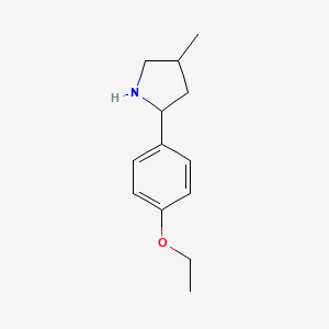 2-(4-Ethoxyphenyl)-4-methylpyrrolidine