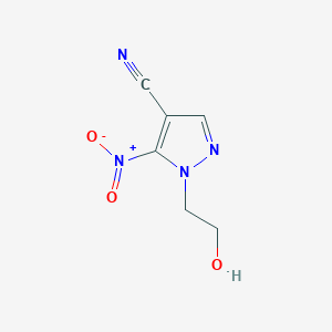 1-(2-Hydroxyethyl)-5-nitro-1H-pyrazole-4-carbonitrile