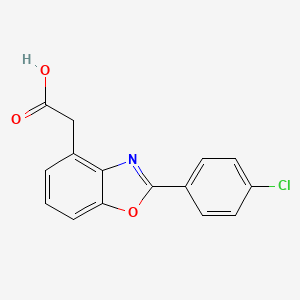 4-Benzoxazoleacetic acid, 2-(4-chlorophenyl)-