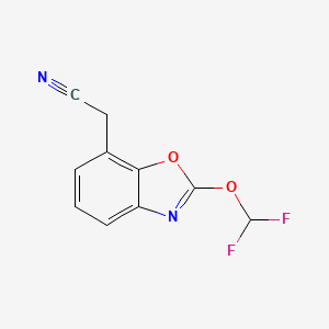 2-(Difluoromethoxy)benzo[d]oxazole-7-acetonitrile