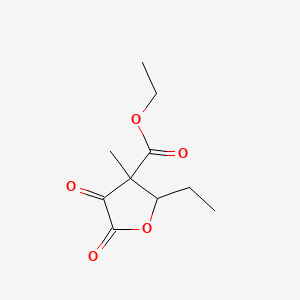 Ethyl 2-ethyltetrahydro-3-methyl-4,5-dioxo-3-furoate