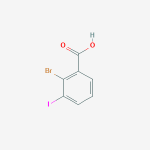 molecular formula C7H4BrIO2 B1288681 2-溴-3-碘苯甲酸 CAS No. 855198-37-7