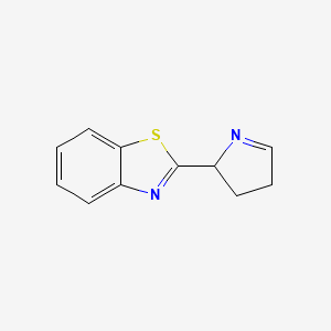 2-(3,4-Dihydro-2H-pyrrol-2-yl)benzo[d]thiazole