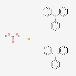 molecular formula C37H32O3P2Pt B12886927 Carbonatobis(triphenylphosphine)platinum 