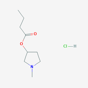 1-Methylpyrrolidin-3-yl butyrate hydrochloride