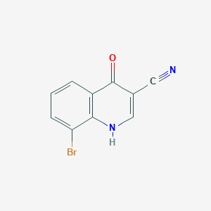 molecular formula C10H5BrN2O B1288697 8-溴-4-羟基喹啉-3-腈 CAS No. 61338-14-5