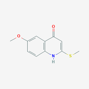 6-methoxy-2-(methylthio)quinolin-4(1H)-one