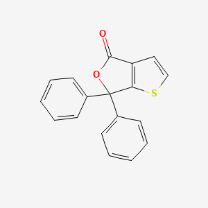 6,6-Diphenylthieno(2,3-c)furan-4(6H)-one