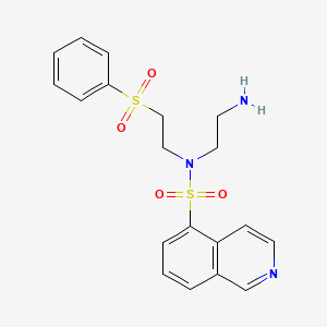 5-Isoquinolinesulfonamide, N-(2-aminoethyl)-N-[2-(phenylsulfonyl)ethyl]-