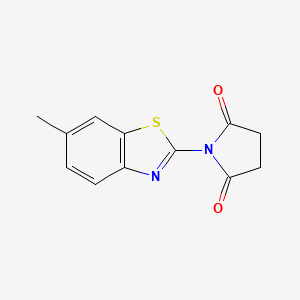 2,5-Pyrrolidinedione, 1-(6-methyl-2-benzothiazolyl)-