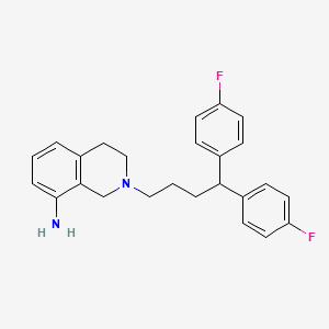 2-(4,4-Bis(4-fluorophenyl)butyl)-1,2,3,4-tetrahydroisoquinolin-8-amine