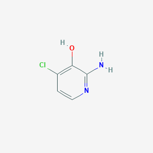molecular formula C5H5ClN2O B1288705 2-Amino-4-chloropyridin-3-ol CAS No. 1003710-73-3