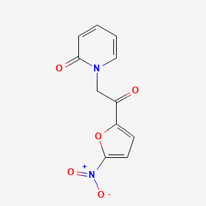 1-(2-(5-Nitrofuran-2-yl)-2-oxoethyl)pyridin-2(1H)-one