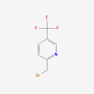 molecular formula C7H5BrF3N B1288707 2-(Bromomethyl)-5-(trifluoromethyl)pyridine CAS No. 1000773-62-5