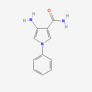 4-Amino-1-phenyl-1H-pyrrole-3-carboxamide