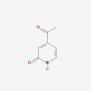 molecular formula C7H7NO2 B1288714 4-乙酰基吡啶-2(1H)-酮 CAS No. 89791-83-3