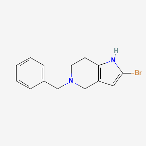 5-Benzyl-2-bromo-4,5,6,7-tetrahydro-1H-pyrrolo[3,2-c]pyridine