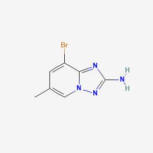 molecular formula C7H7BrN4 B1288720 8-Bromo-6-methyl-[1,2,4]triazolo[1,5-a]pyridin-2-amine CAS No. 175965-69-2