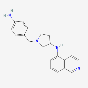 N-(1-(4-aminobenzyl)pyrrolidin-3-yl)isoquinolin-5-amine