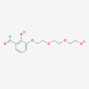 2-Hydroxy-3-(2-(2-(2-hydroxyethoxy)ethoxy)ethoxy)benzaldehyde