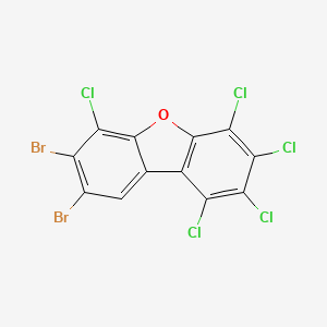 7,8-Dibromo-1,2,3,4,6-pentachlorodibenzo[b,d]furan