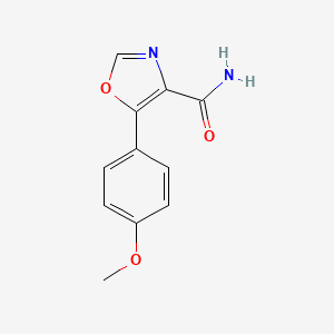 4-Oxazolecarboxamide, 5-(4-methoxyphenyl)-