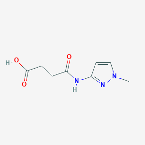 Butanoic acid, 4-[(1-methyl-1H-pyrazol-3-yl)amino]-4-oxo-