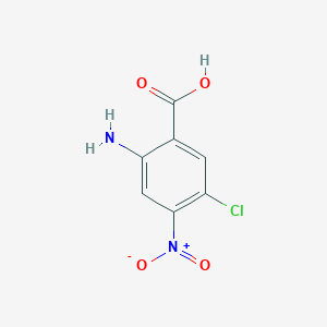 molecular formula C7H5ClN2O4 B1288731 2-Amino-5-chloro-4-nitrobenzoic acid CAS No. 34649-02-0