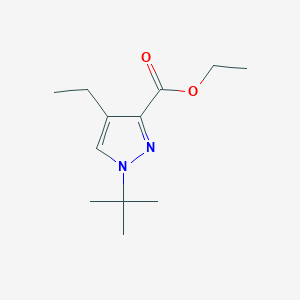 Ethyl 1-(tert-butyl)-4-ethyl-1H-pyrazole-3-carboxylate