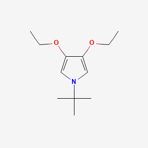 1-(tert-Butyl)-3,4-diethoxy-1H-pyrrole