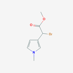 Methyl 2-bromo-2-(1-methyl-1H-pyrrol-3-yl)acetate