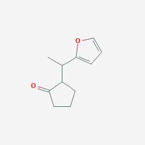 2-[1-(Furan-2-yl)ethyl]cyclopentan-1-one