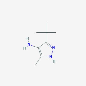 3-(tert-Butyl)-5-methyl-1H-pyrazol-4-amine