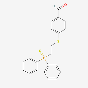 4-((2-(Diphenylphosphorothioyl)ethyl)thio)benzaldehyde