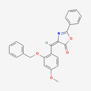 4-(2-(Benzyloxy)-4-methoxybenzylidene)-2-phenyloxazol-5(4H)-one